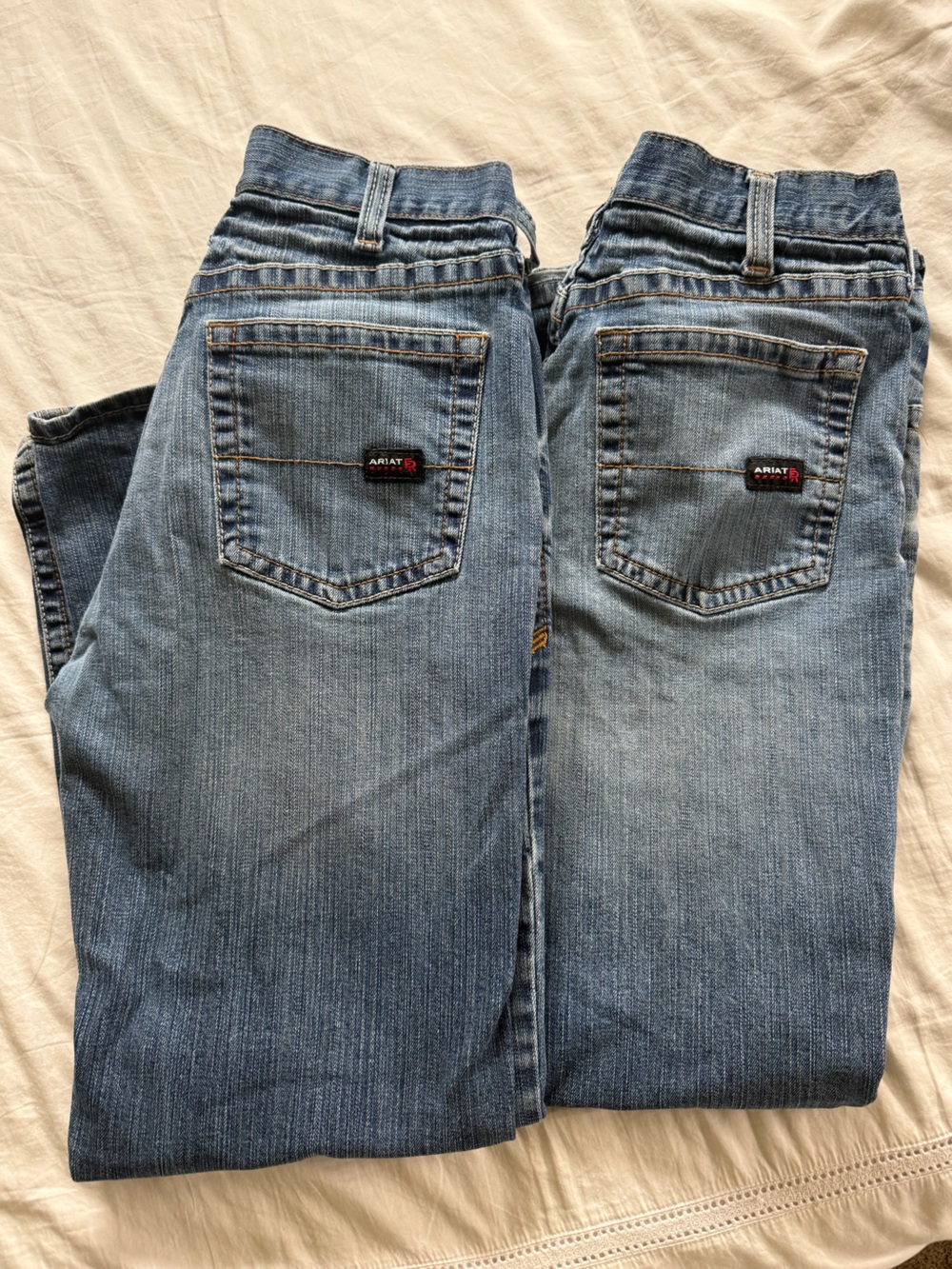 Ariat FR M4 Relaxed Boot Light Blue Men’s Jeans - 2 Pair Bundle